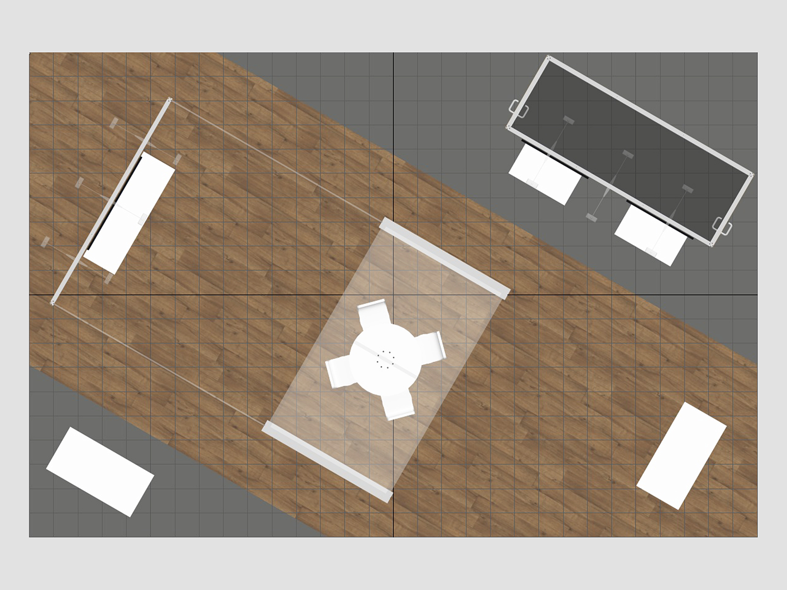 RE-9113 Rental Trade Show Island -- Plan View